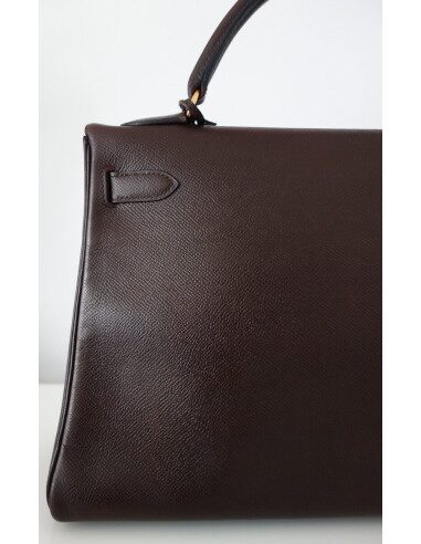 SAC HERMES KELLY COURCHEVEL MARRON