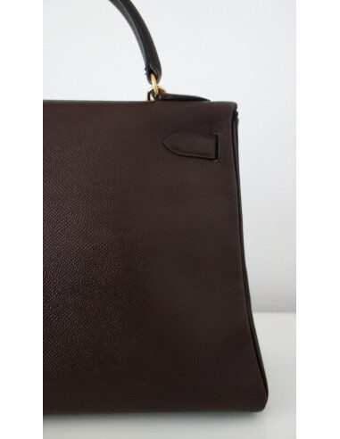 SAC HERMES KELLY COURCHEVEL MARRON