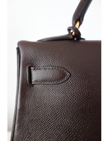 SAC HERMES KELLY COURCHEVEL MARRON