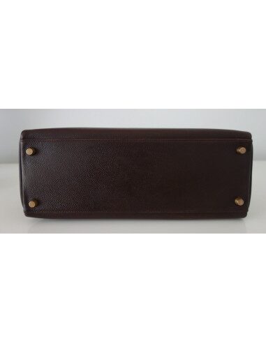 SAC HERMES KELLY COURCHEVEL MARRON