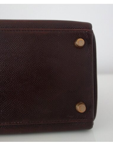 SAC HERMES KELLY COURCHEVEL MARRON
