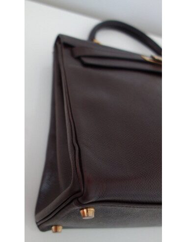 SAC HERMES KELLY COURCHEVEL MARRON