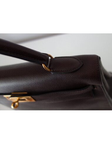 SAC HERMES KELLY COURCHEVEL MARRON
