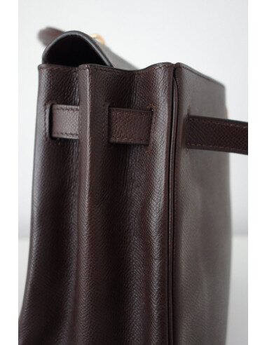 SAC HERMES KELLY COURCHEVEL MARRON