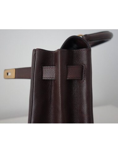 SAC HERMES KELLY COURCHEVEL MARRON