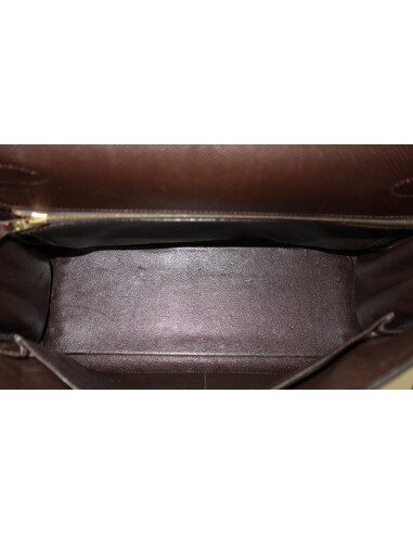 SAC HERMES KELLY COURCHEVEL MARRON