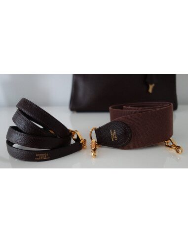 SAC HERMES KELLY COURCHEVEL MARRON