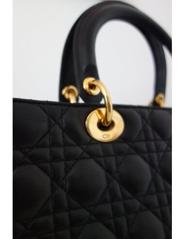 SAC LADY DIOR GM NOIR