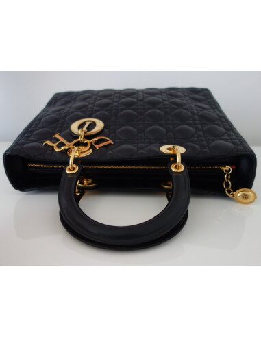 SAC LADY DIOR GM NOIR