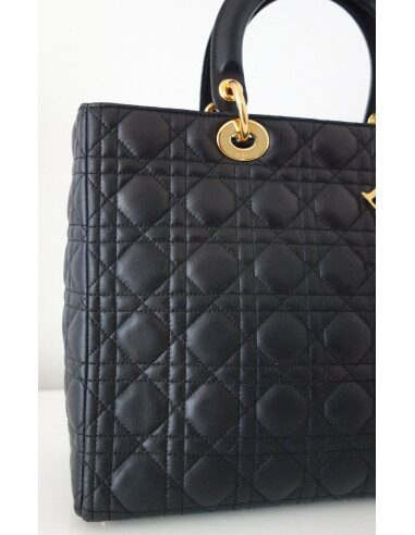 SAC LADY DIOR GM NOIR