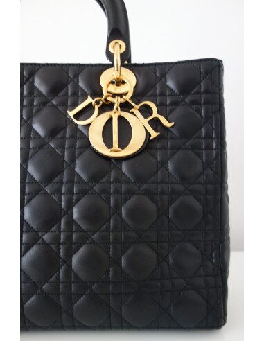 SAC LADY DIOR GM NOIR