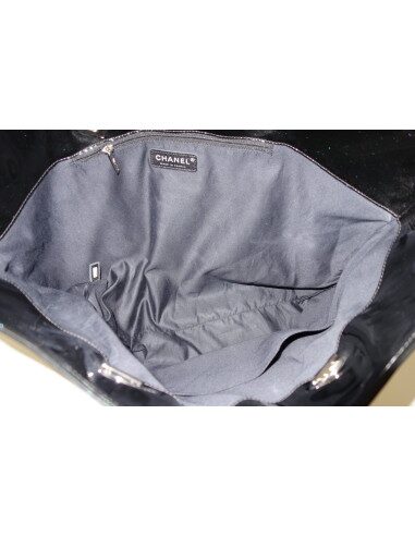 SAC CHANEL SHOPPING CUIR ET STRASS