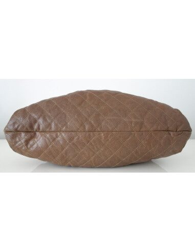 SAC CHANEL SHOPPING CUIR NOISETTE