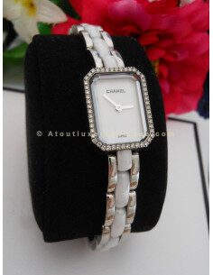 MONTRE CHANEL PREMIERE CERAMIQUE DIAMANTS H2132