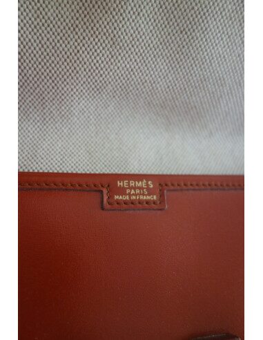 POCHETTE HERMES JIGE CUIR