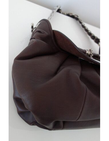 SAC DIOR JAZZ CUIR MARRON