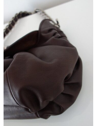 SAC DIOR JAZZ CUIR MARRON