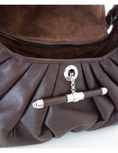 SAC DIOR JAZZ CUIR MARRON