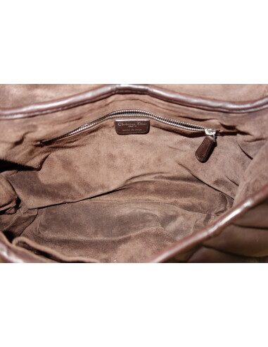 SAC DIOR JAZZ CUIR MARRON