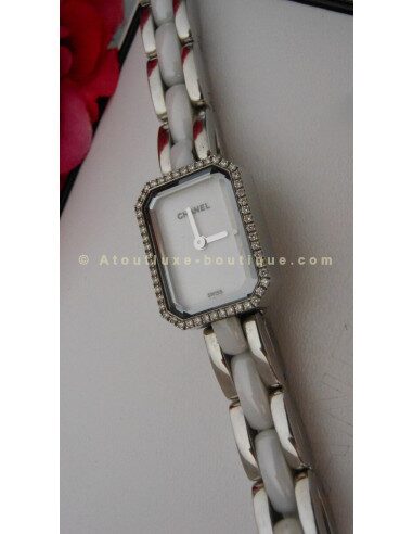 MONTRE CHANEL PREMIERE CERAMIQUE DIAMANTS H2132
