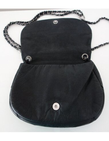 SAC CHANEL CUIR NOIR