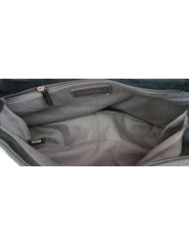 SAC CHANEL CUIR NOIR