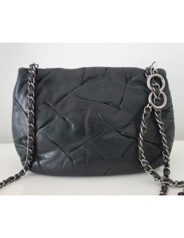 SAC CHANEL CUIR NOIR