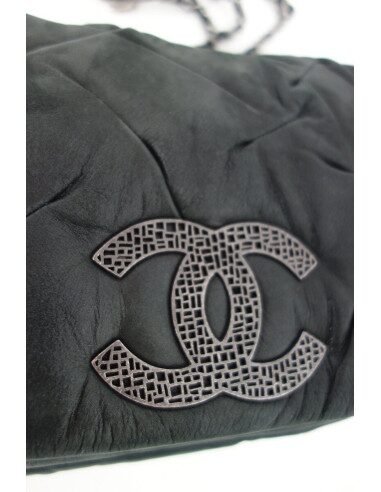 SAC CHANEL CUIR NOIR