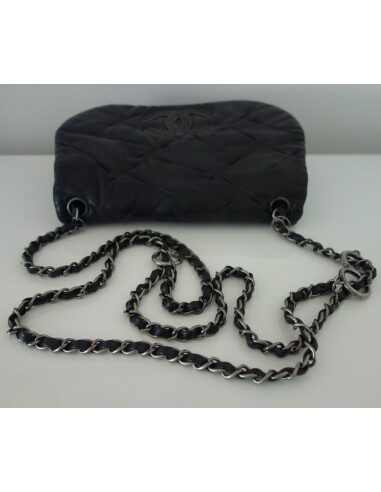 SAC CHANEL CUIR NOIR