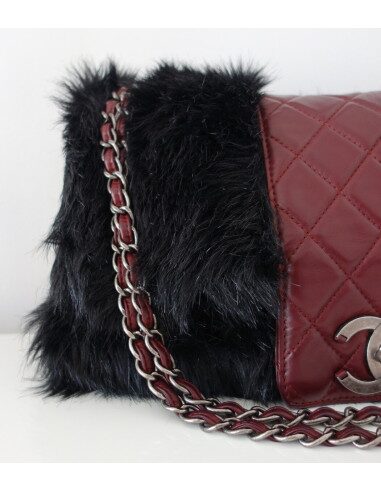 SAC CHANEL JUMBO FOURRURE
