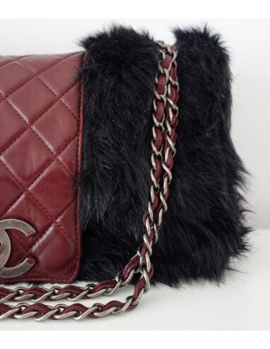 SAC CHANEL JUMBO FOURRURE