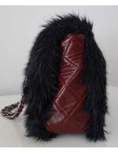 SAC CHANEL JUMBO FOURRURE