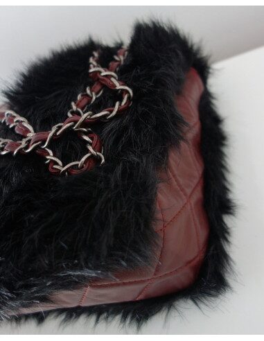 SAC CHANEL JUMBO FOURRURE
