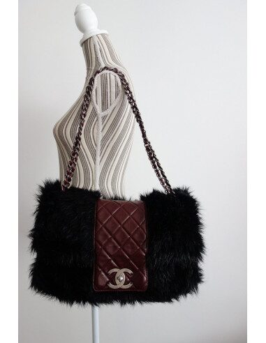 SAC CHANEL JUMBO FOURRURE