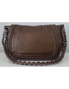 SAC CHANEL CUIR BRONZE 2