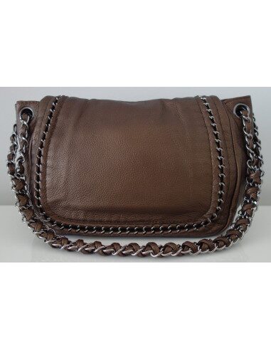SAC CHANEL CUIR BRONZE