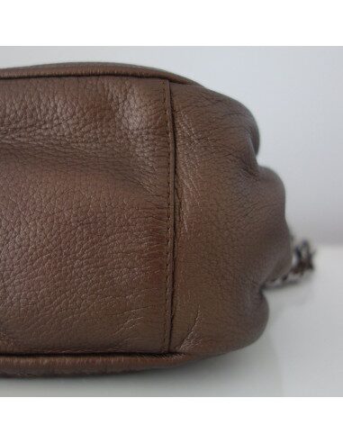 SAC CHANEL CUIR BRONZE