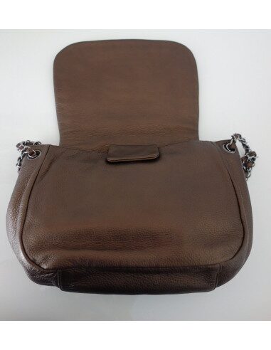 SAC CHANEL CUIR BRONZE