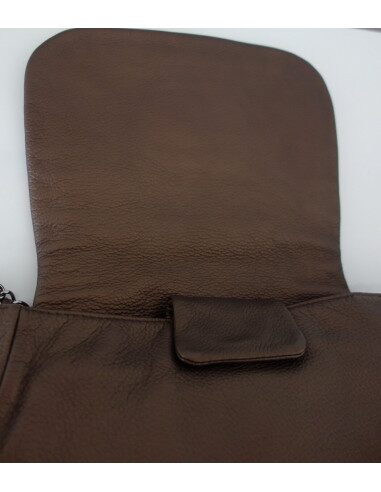 SAC CHANEL CUIR BRONZE