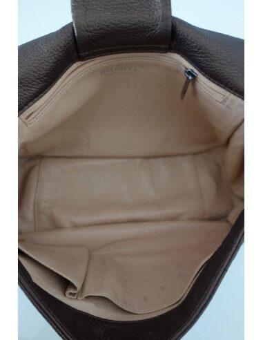 SAC CHANEL CUIR BRONZE