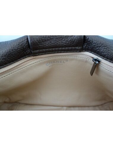 SAC CHANEL CUIR BRONZE