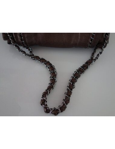 SAC CHANEL CUIR BRONZE