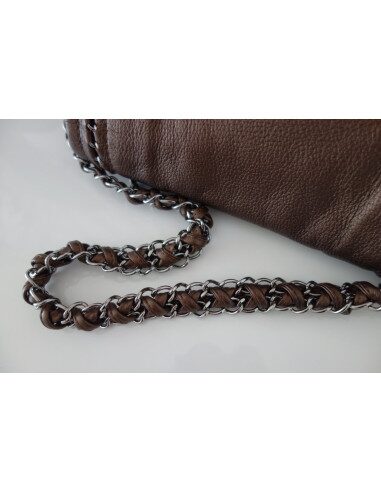 SAC CHANEL CUIR BRONZE