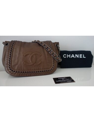 SAC CHANEL CUIR BRONZE