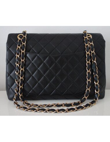 SAC CHANEL CLASSIQUE JUMBO CUIR NOIR 