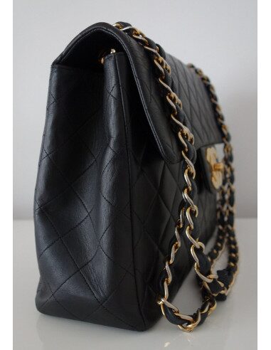 SAC CHANEL CLASSIQUE JUMBO CUIR NOIR 