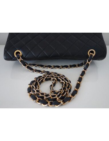 SAC CHANEL CLASSIQUE JUMBO CUIR NOIR 