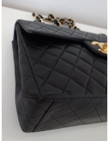 SAC CHANEL CLASSIQUE JUMBO CUIR NOIR 