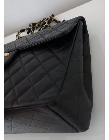 SAC CHANEL CLASSIQUE JUMBO CUIR NOIR 