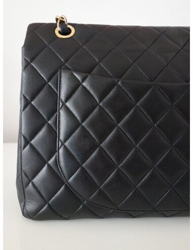 SAC CHANEL CLASSIQUE JUMBO CUIR NOIR 
